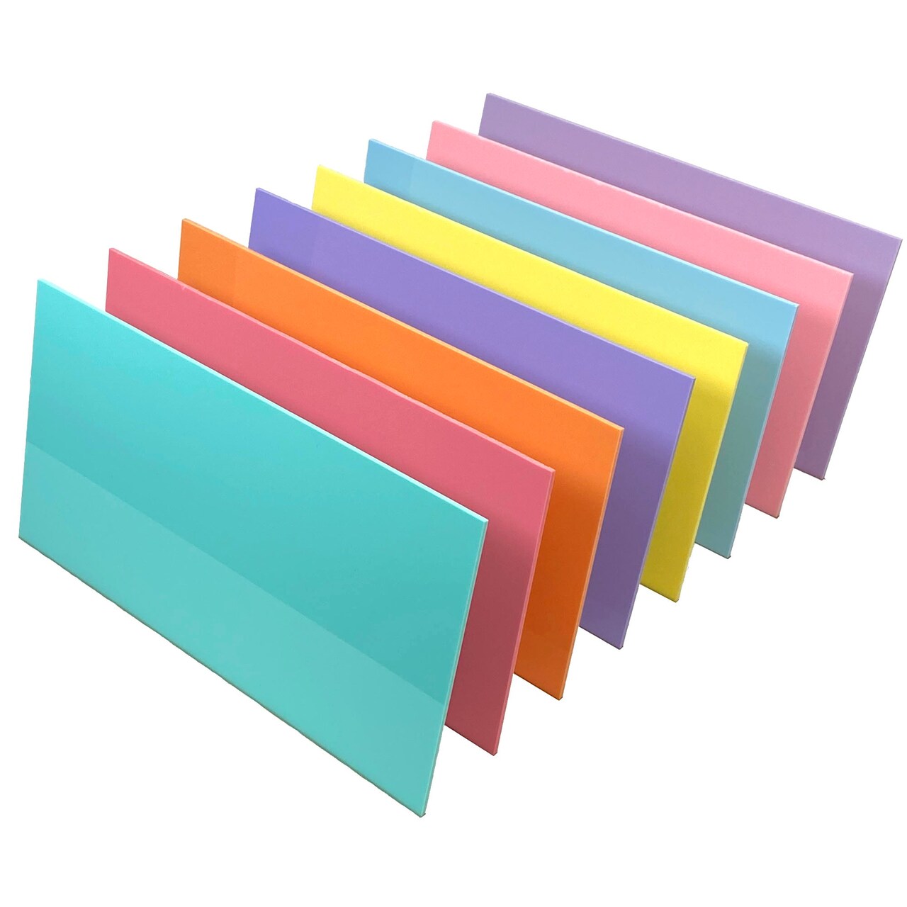 Cast Acrylic in a Variety of Solid Opaque Colors, 2.6mm (1/8th Inch), CO2 Laser & Glowforge Performance Series Ready, Craft Closet Brand, 12x12, 12x19, 12x6,